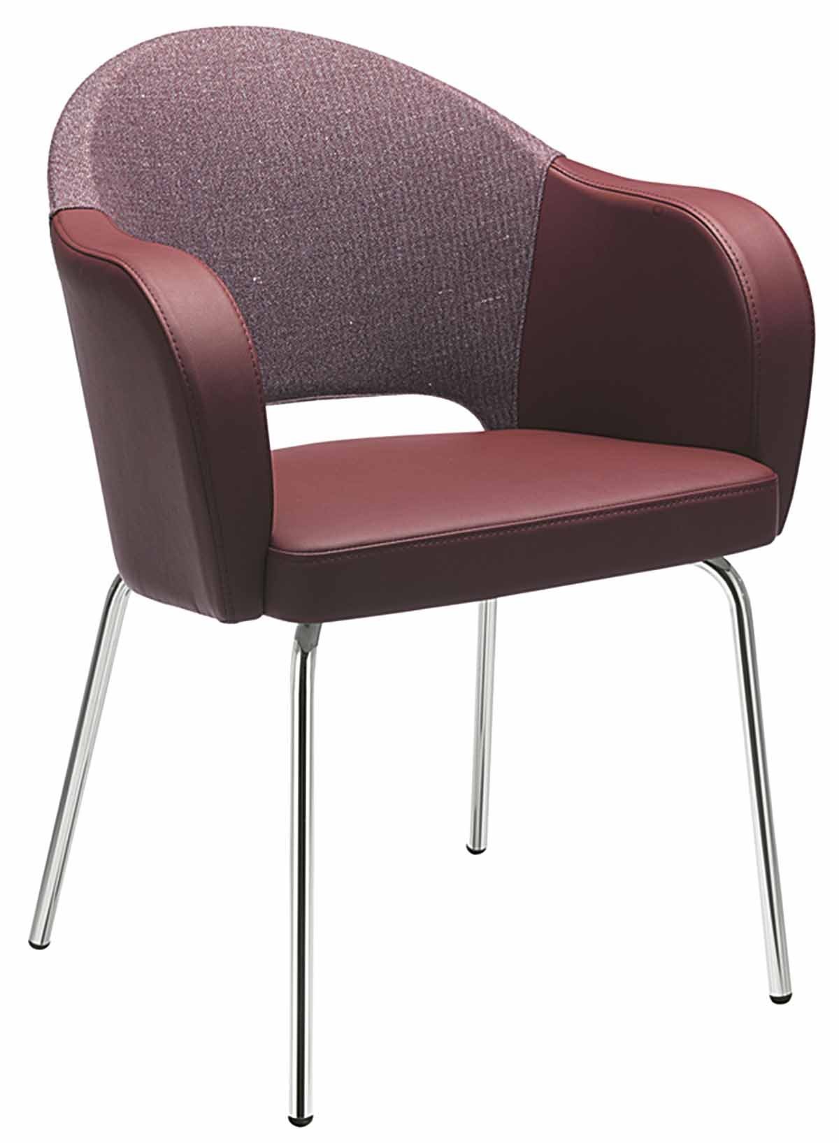 Agatha Armchair c/w Metal Legs-Metalmobil-Contract Furniture Store