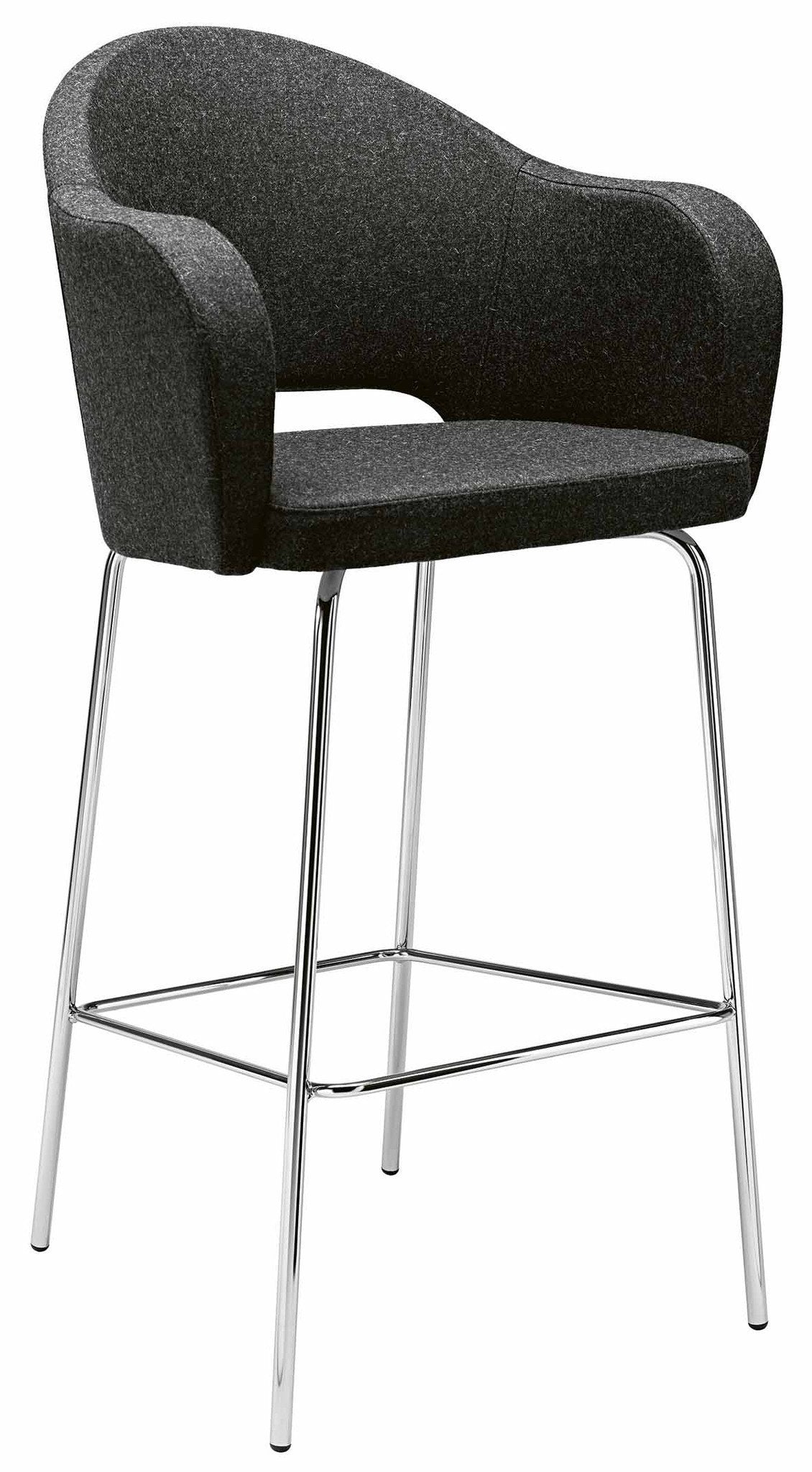 Agatha High Stool c/w Metal Legs-Metalmobil-Contract Furniture Store