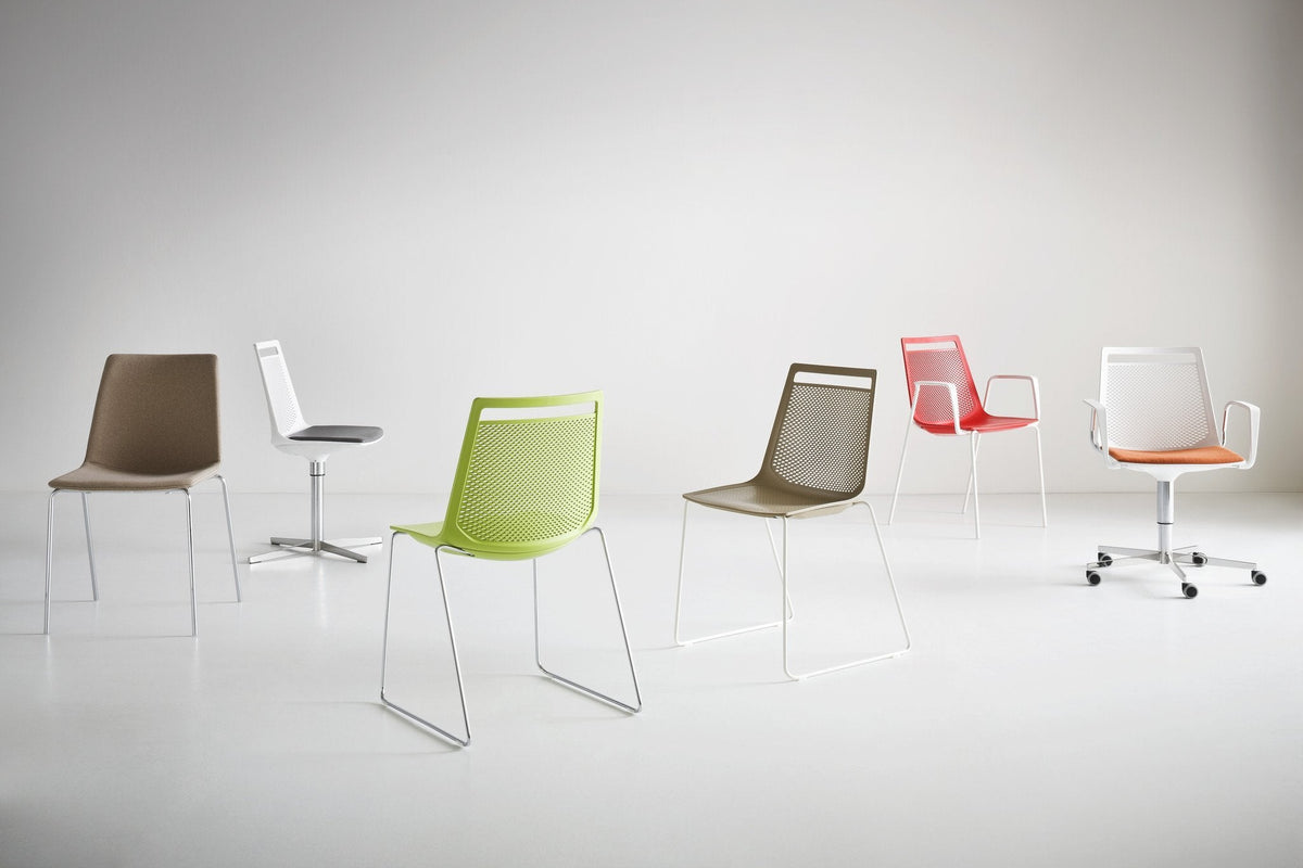Akami Side Chair c/w Metal Legs-Gaber-Contract Furniture Store