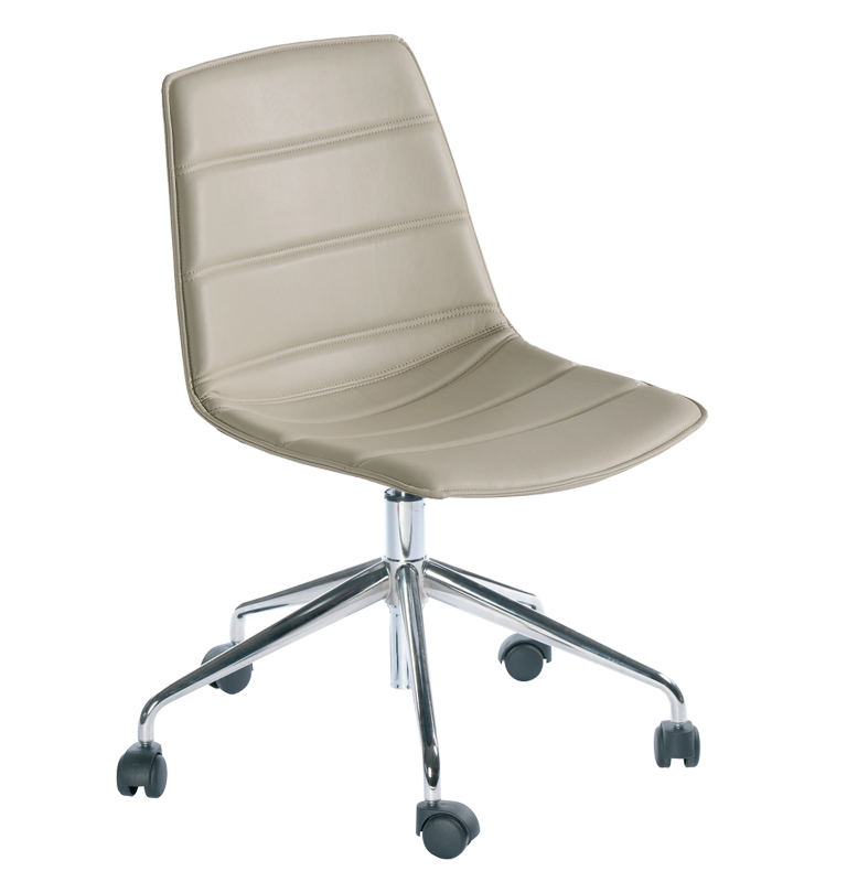 Alhambra Side Chair c/w Wheels-Gaber-Contract Furniture Store