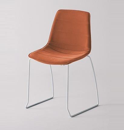 Alhambra Side Chair c/w Sled Legs-Gaber-Contract Furniture Store