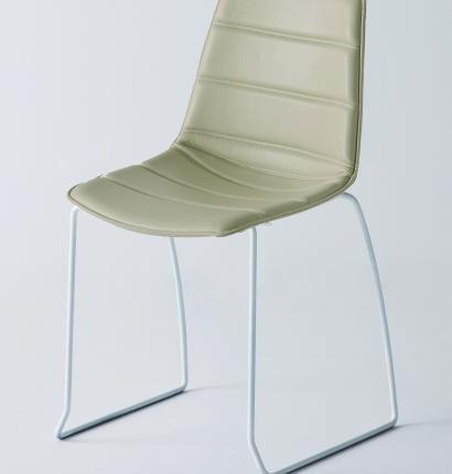 Alhambra Side Chair c/w Sled Legs-Gaber-Contract Furniture Store