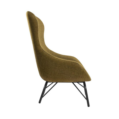 Alisha Metal BE01 Bergère Wing Chair-Contract Furniture Store for hospitality, leisure & commercial projects