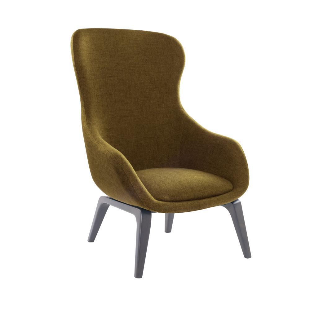 Alisha Wood BE01 Bergère Wing Chair-Contract Furniture Store for hospitality, leisure & commercial projects