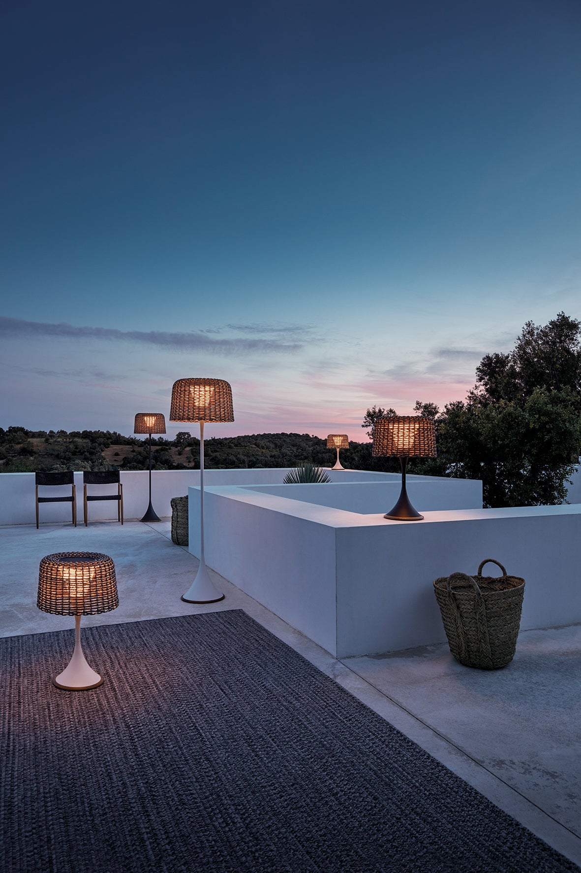 Ambient Mesh Tall Lantern-Contract Furniture Store for hospitality, leisure & commercial projects