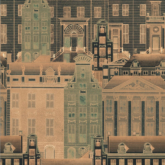 Amsterdam Orange Wallpaper