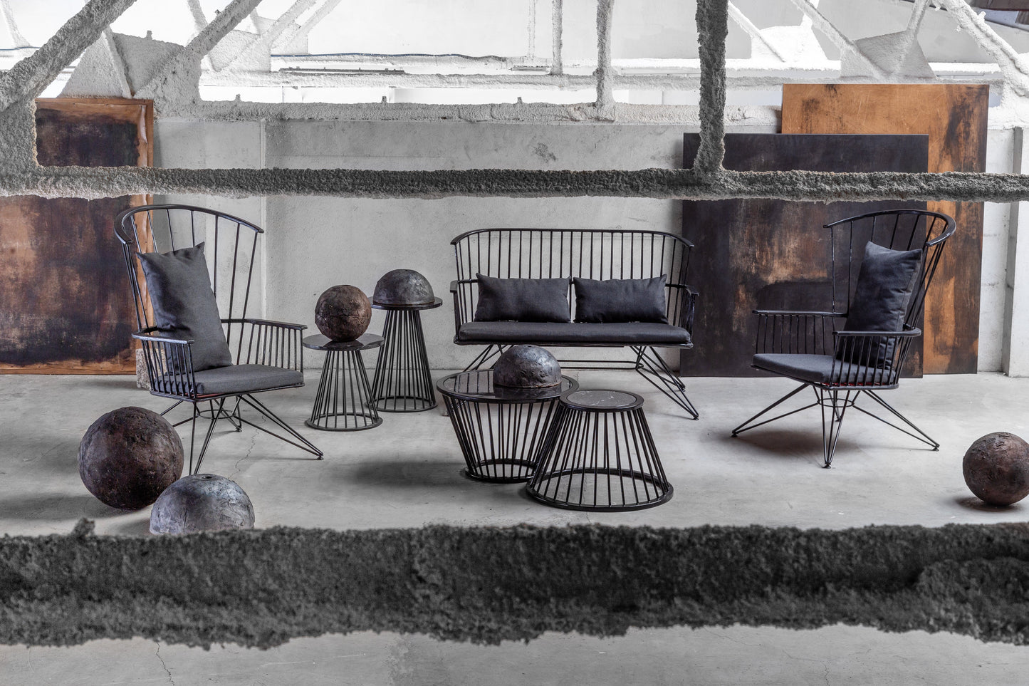 Andrea Fagioli AF-4/M Wing Sofa-Contract Furniture Store for hospitality, leisure & commercial projects