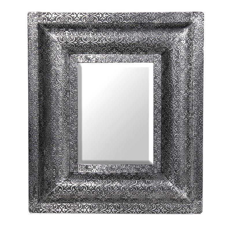 Antique Silver Embossed Mirror