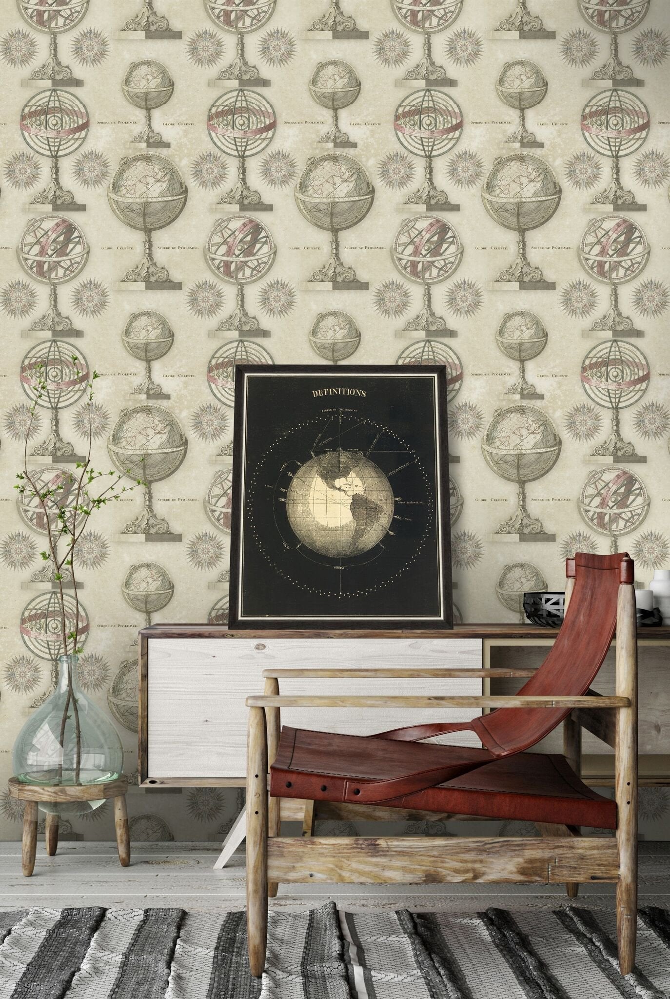 Armillary Wallpaper-Mind The Gap-Contract Furniture Store