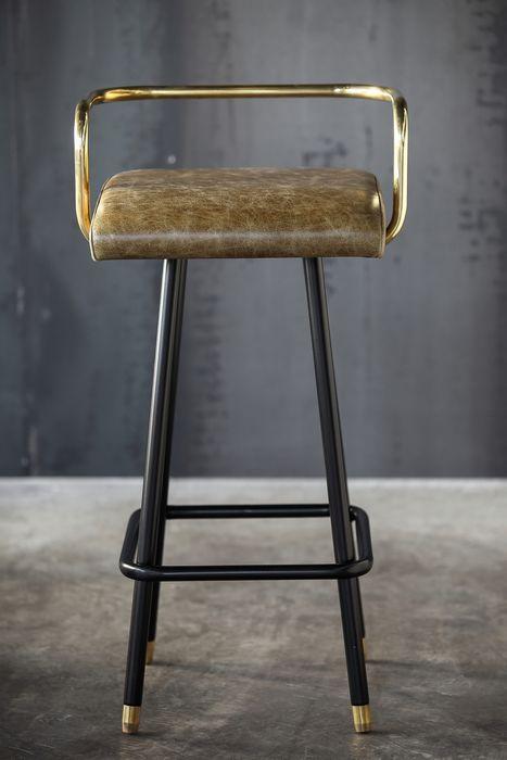 Armrest B High Stool-Contract Furniture Store for hospitality, leisure & commercial projects