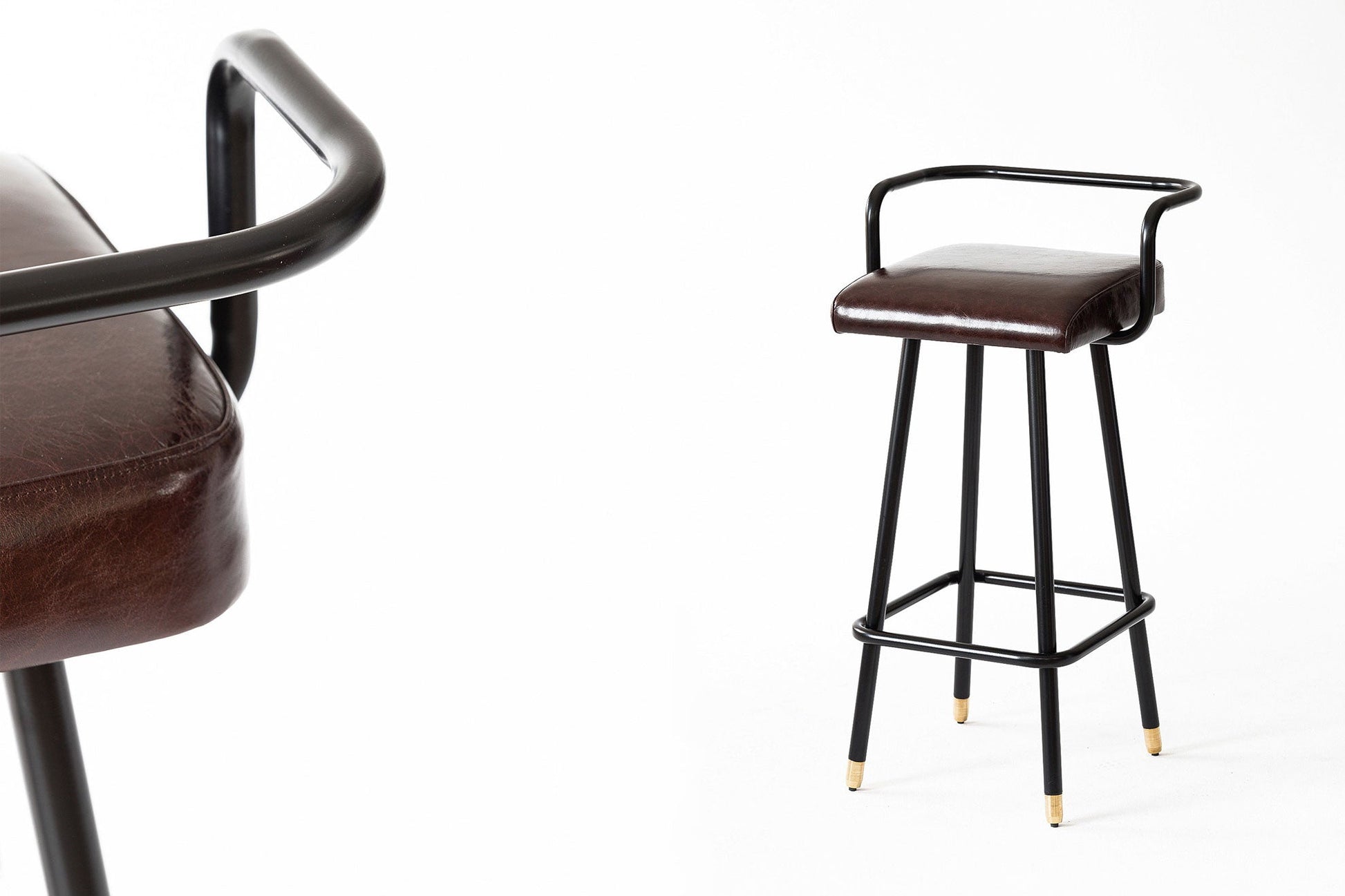 Armrest BA High Stool-Contract Furniture Store for hospitality, leisure & commercial projects