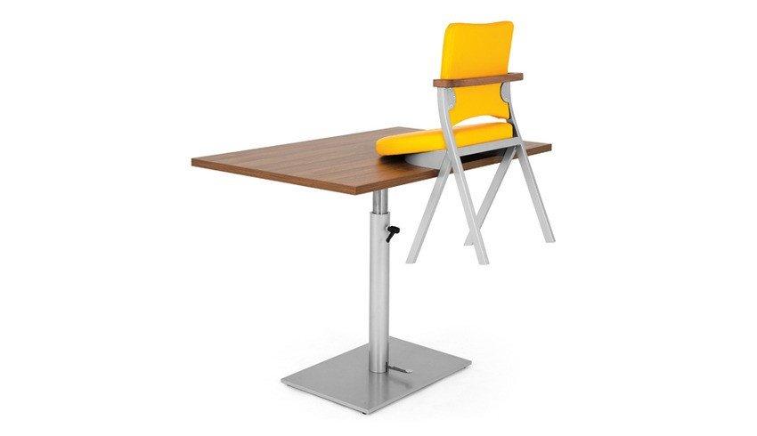 Art 260 Adjustable Dining/Poseur Base-Forti Giorgio-Contract Furniture Store