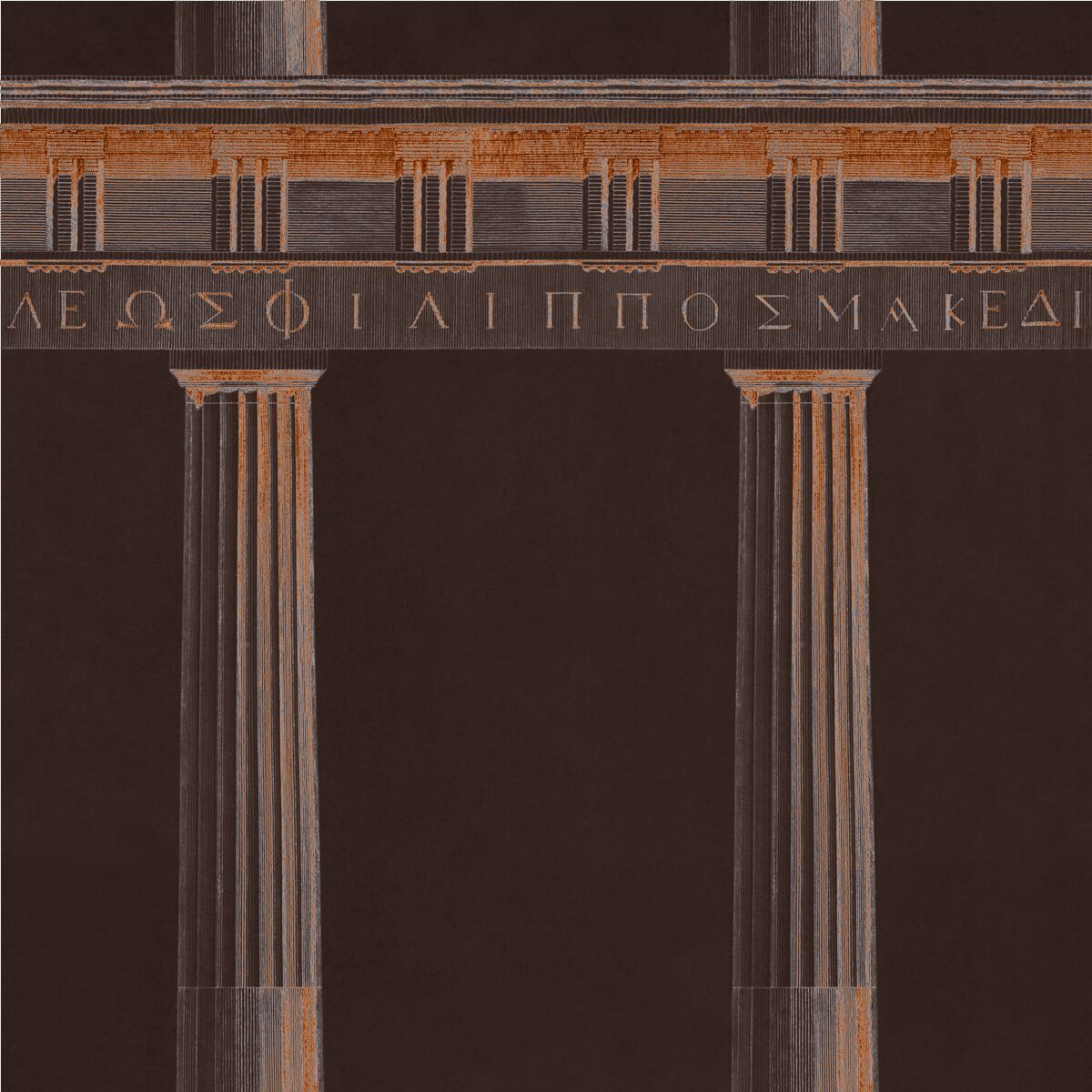 Athena Copper Wallpaper
