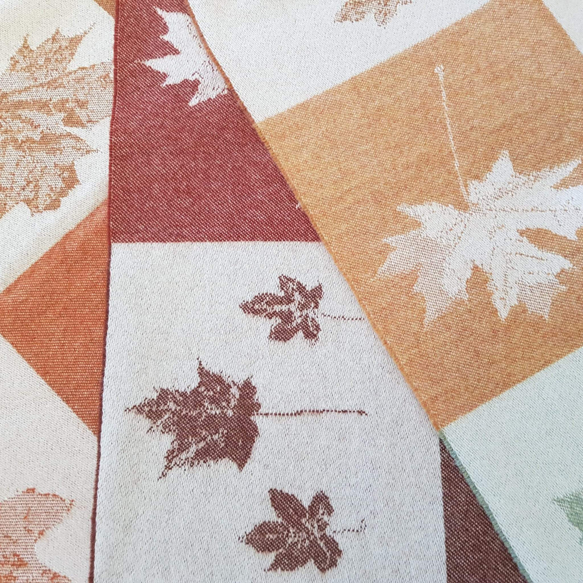 Autumnal Leaves Throw Multi-Isle Mill-Contract Furniture Store