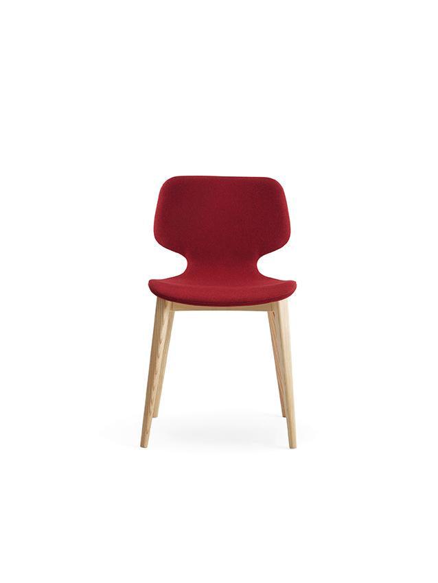 Baby D Side Chair c/w Wood Legs-Copiosa-Contract Furniture Store