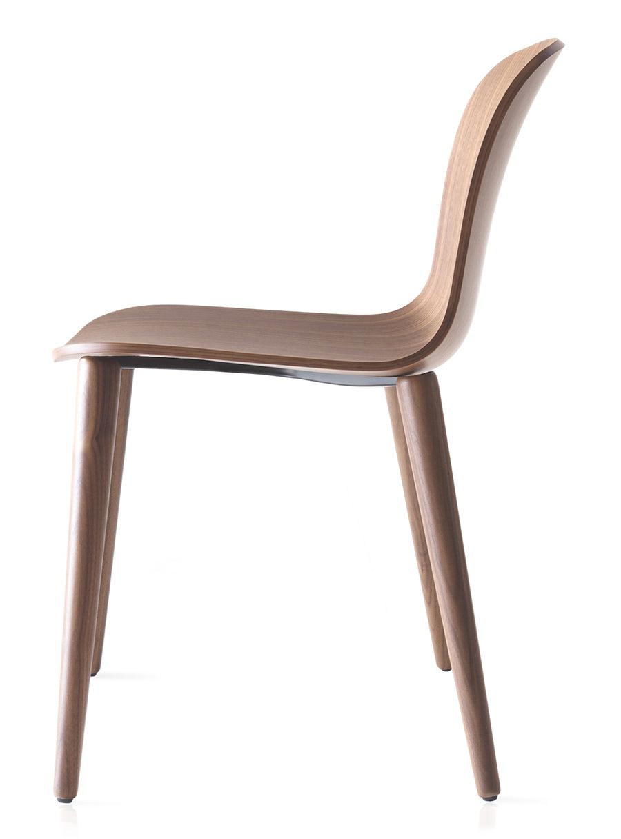 Bacco Wood Side Chair-Contract Furniture Store for hospitality, leisure & commercial projects