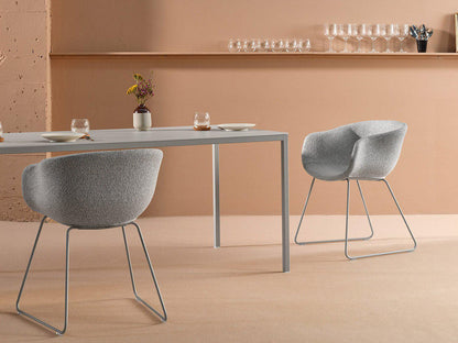 Bai Sled Uph Armchair-Contract Furniture Store for hospitality, leisure & commercial projects