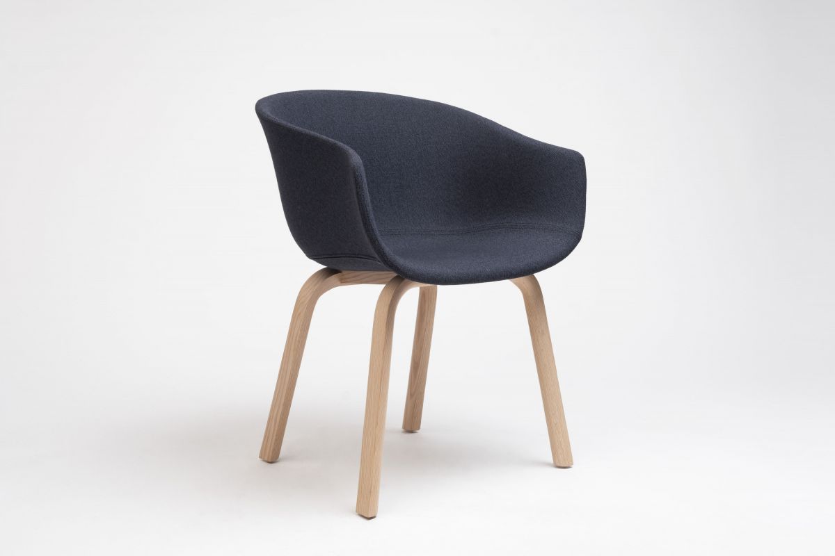 Bai Armchair c/w Wood Legs-Ondarreta-Contract Furniture Store