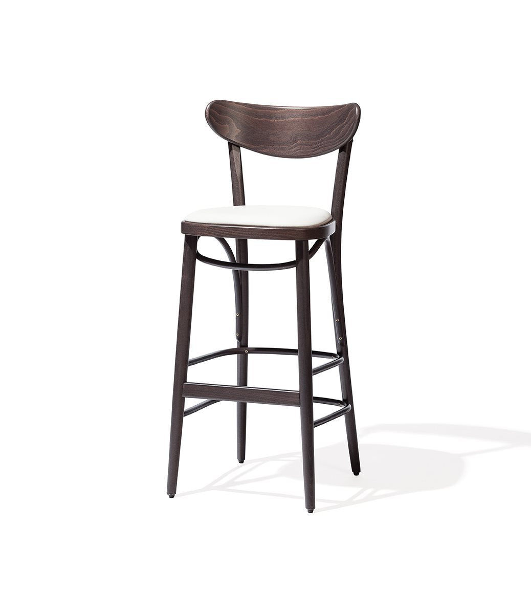 Banana Upholstered High Stool-Contract Furniture Store for hospitality, leisure & commercial projects
