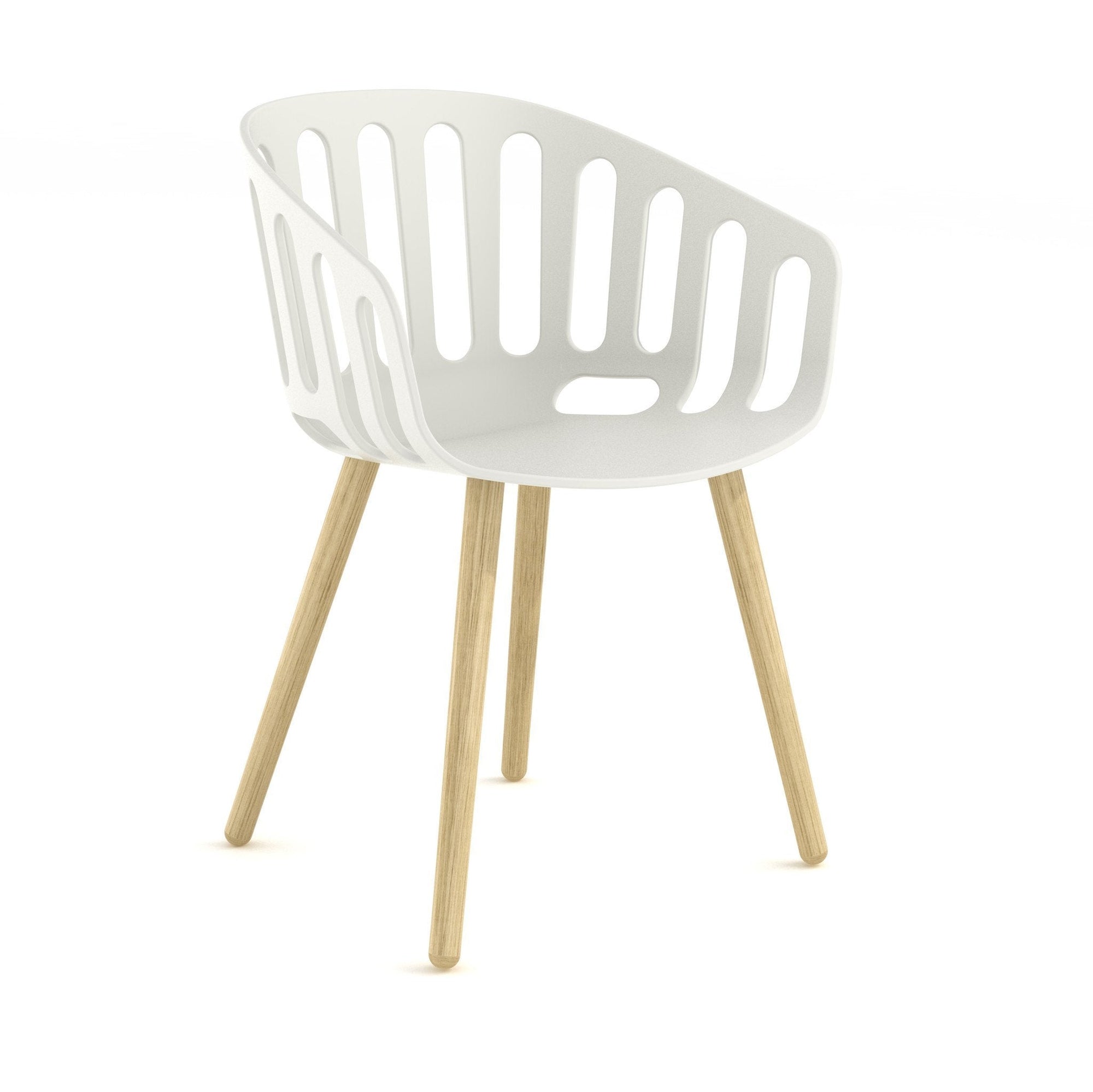 Basket Armchair c/w Wood Legs-Gaber-Contract Furniture Store