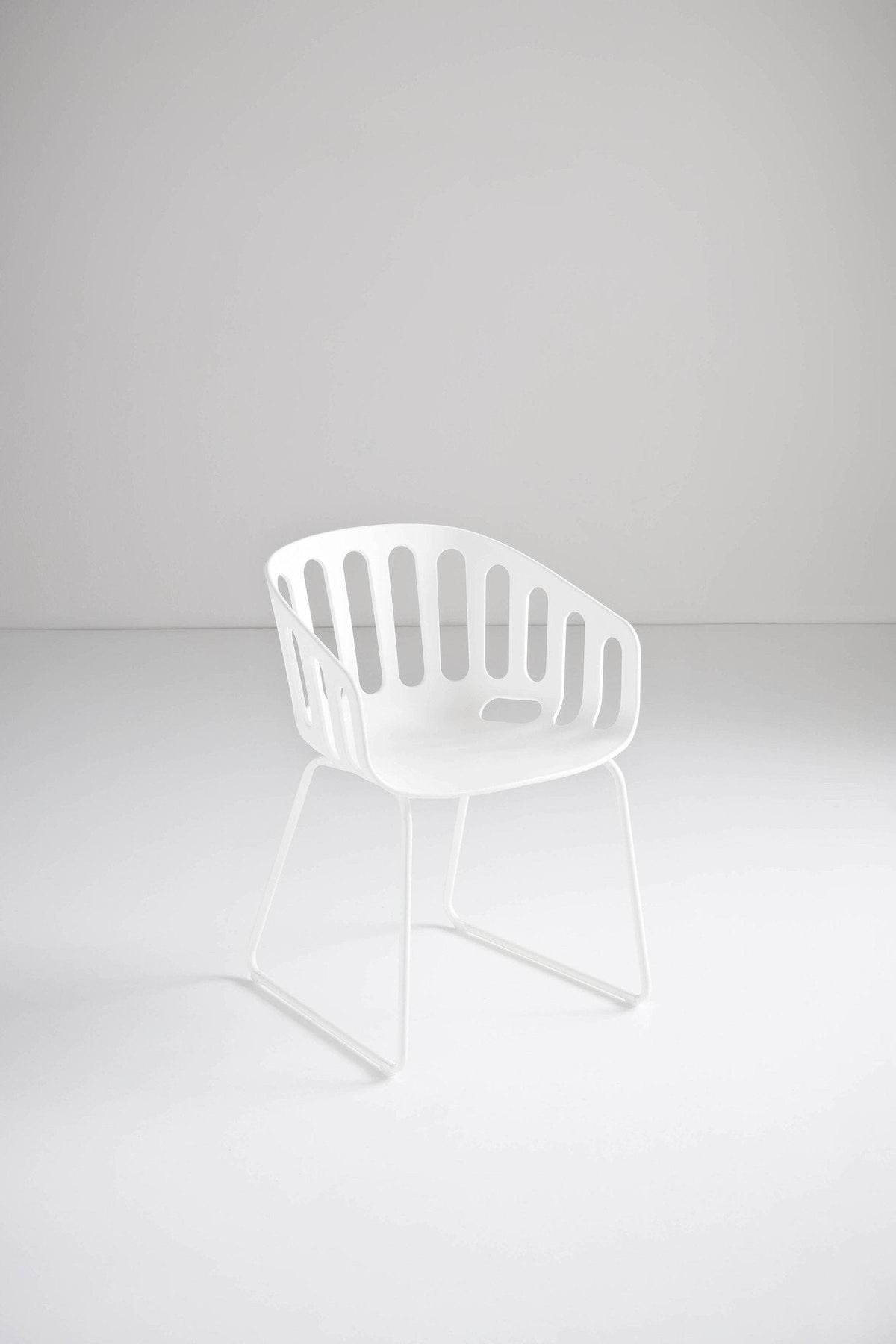 Basket Armchair c/w Sled Legs-Gaber-Contract Furniture Store