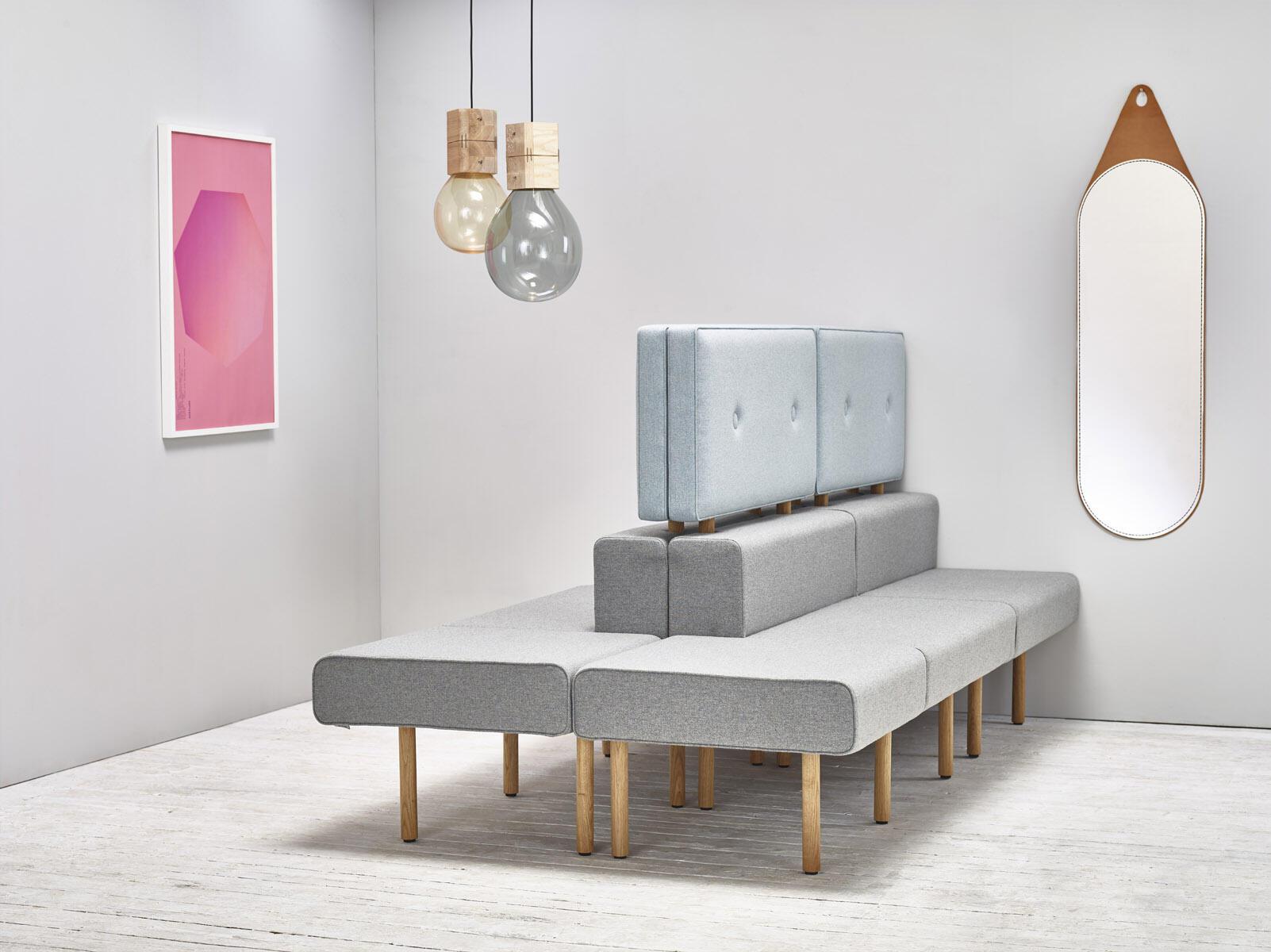 Bench Gufy Modular Seating-Contract Furniture Store for hospitality, leisure & commercial projects