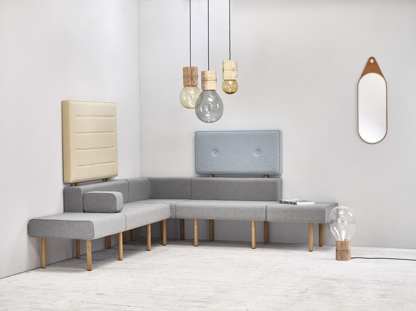 Bench Gufy Modular Seating-Contract Furniture Store for hospitality, leisure & commercial projects