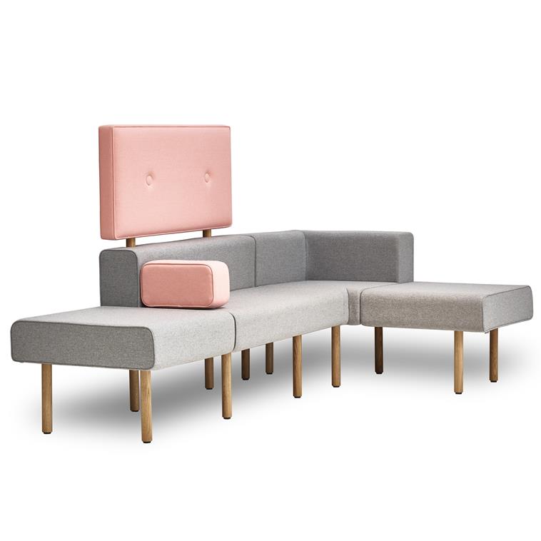 Bench Gufy Modular Seating-Contract Furniture Store for hospitality, leisure & commercial projects