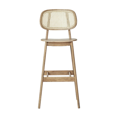 Benet B Veneer Seat High Stool-Contract Furniture Store for hospitality, leisure & commercial projects