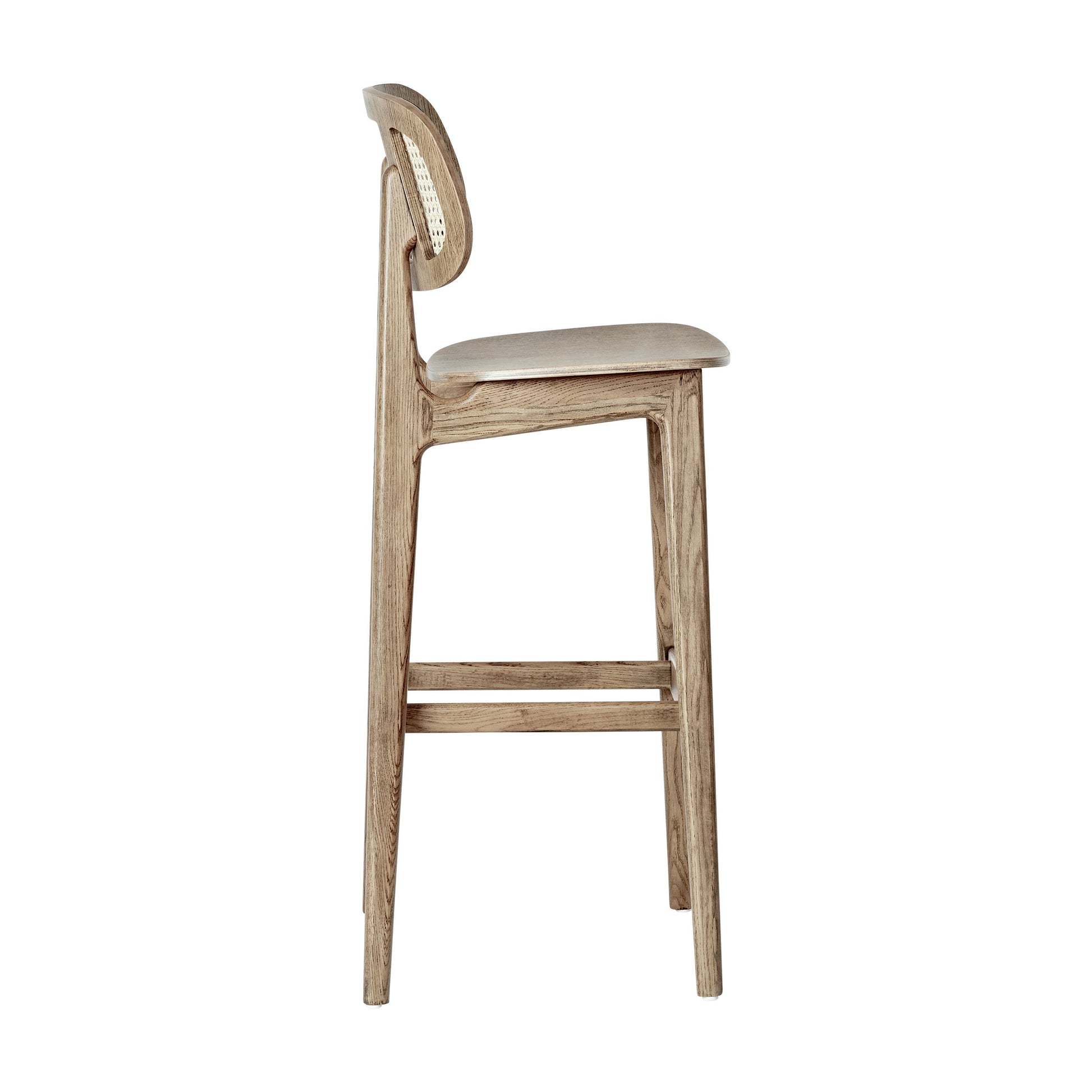 Benet B Veneer Seat High Stool-Contract Furniture Store for hospitality, leisure & commercial projects