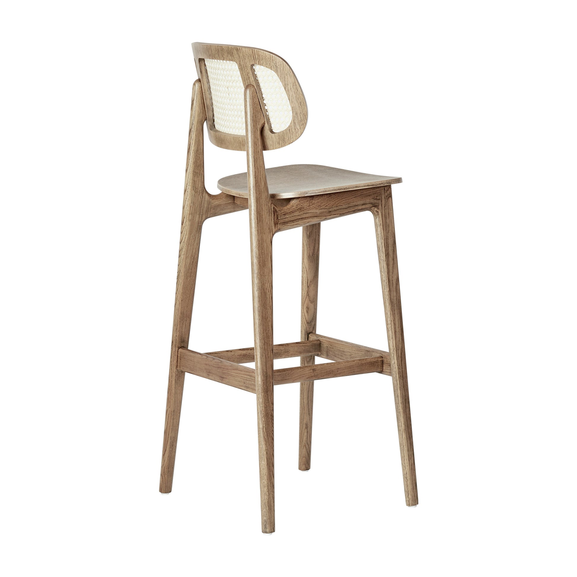 Benet B Veneer Seat High Stool-Contract Furniture Store for hospitality, leisure & commercial projects