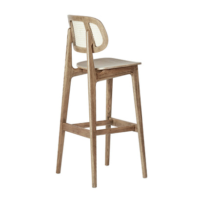 Benet B Veneer Seat High Stool-Contract Furniture Store for hospitality, leisure & commercial projects