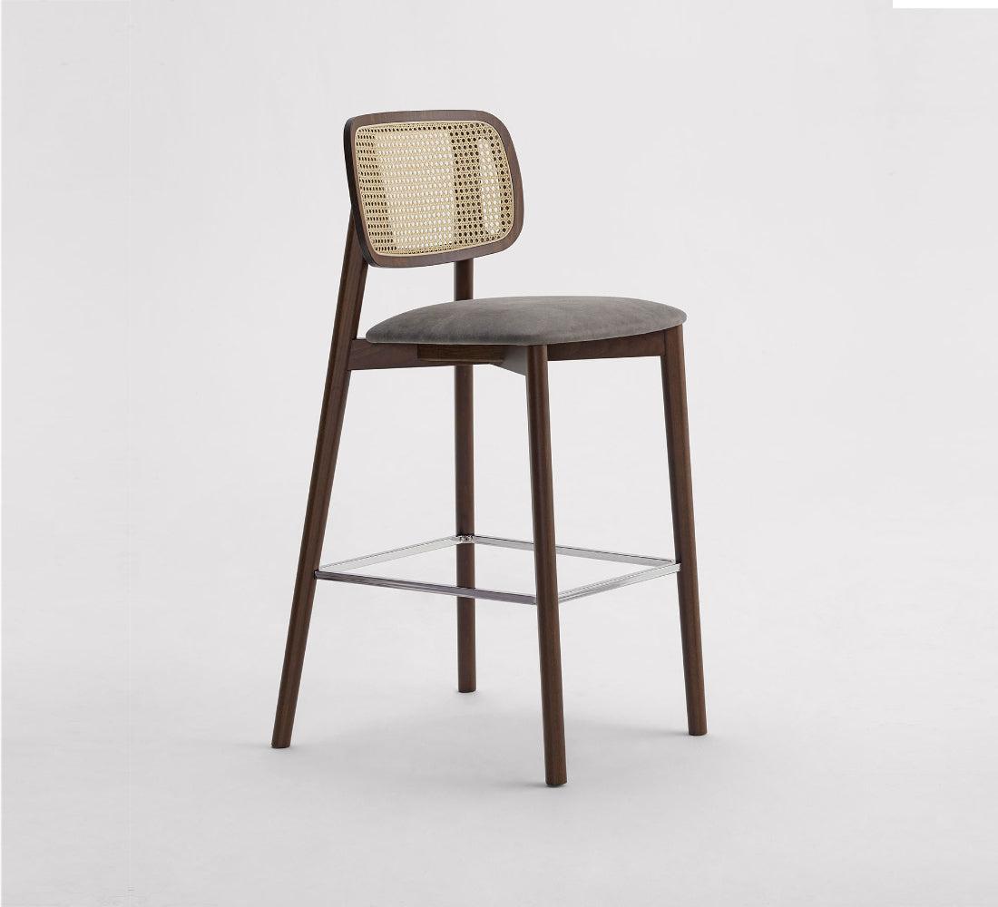 Biba Cane High Stool-Contract Furniture Store for hospitality, leisure & commercial projects