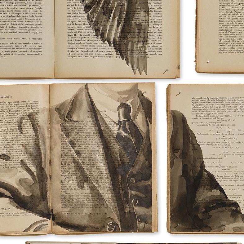 Biblioteca Mural 1 Wallpaper-Contract Furniture Store for hospitality, leisure & commercial projects