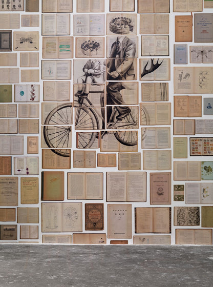 Biblioteca Mural 3 Wallpaper-Contract Furniture Store for hospitality, leisure & commercial projects