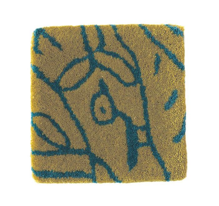 Bichos Y Flores Pistachio Rug