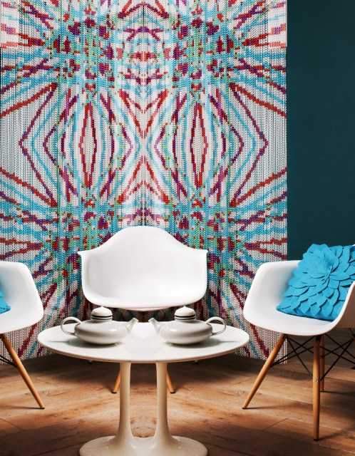 Big Kaleidoscope Chain Curtain Divider-Kriskadecor-Contract Furniture Store