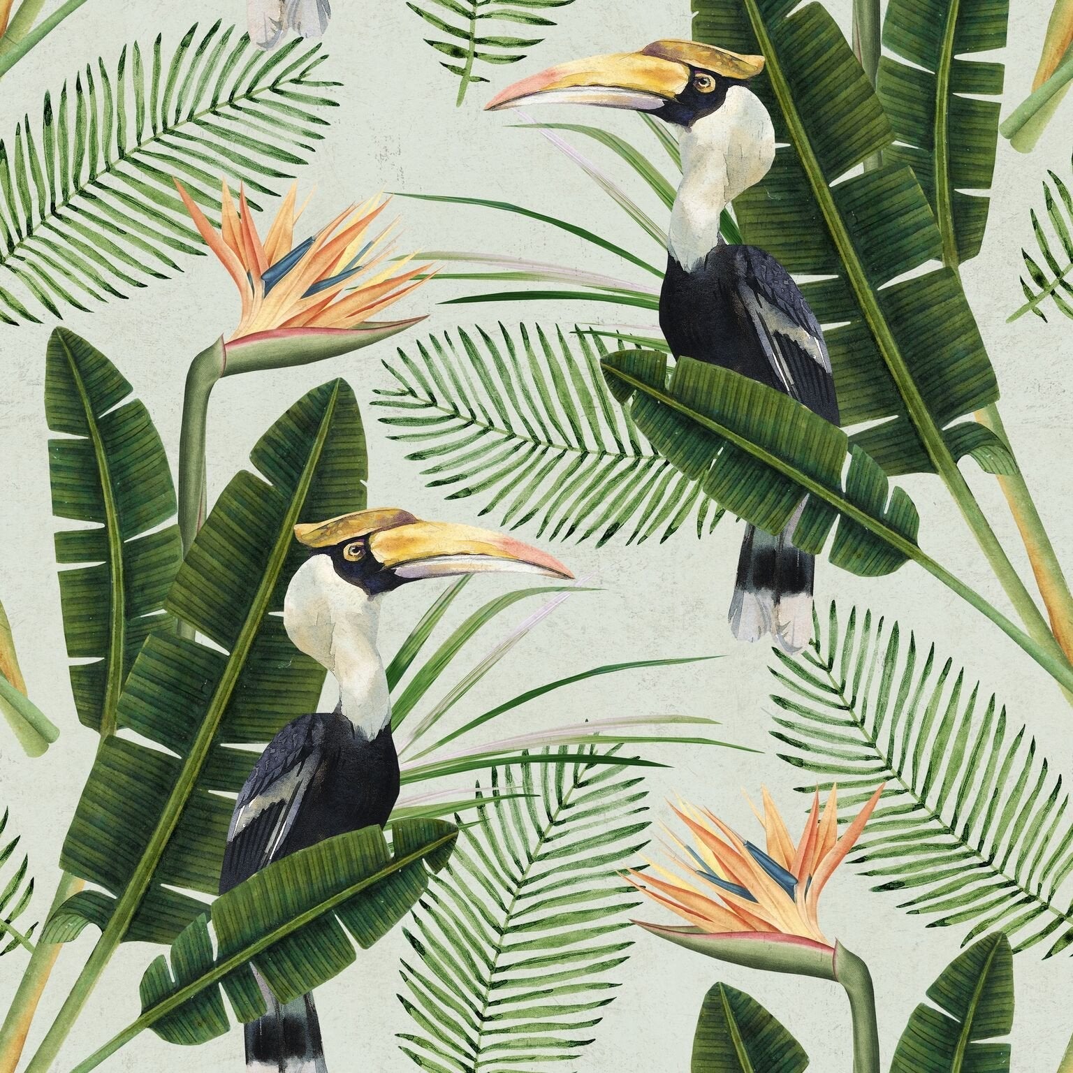Birds Of Paradise Wallpaper-Contract Furniture Store for hospitality, leisure & commercial projects