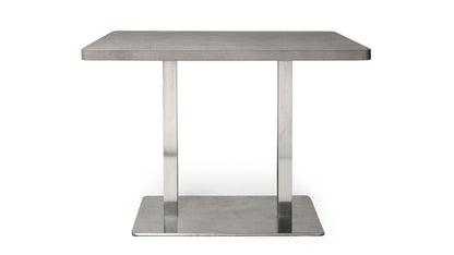Bistro Rectangular Concrete Dining Table