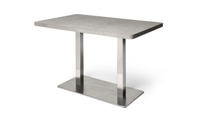 Bistro Rectangular Concrete Dining Table
