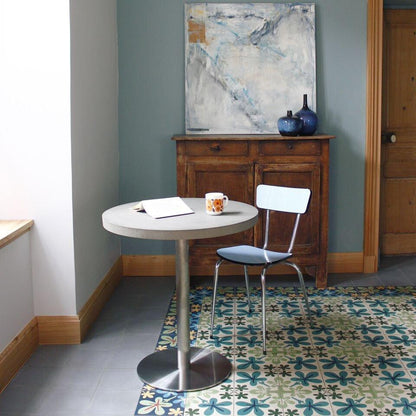 Bistro Round Concrete Dining Table