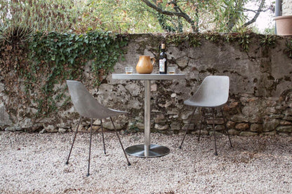 Bistro Round Concrete Dining Table