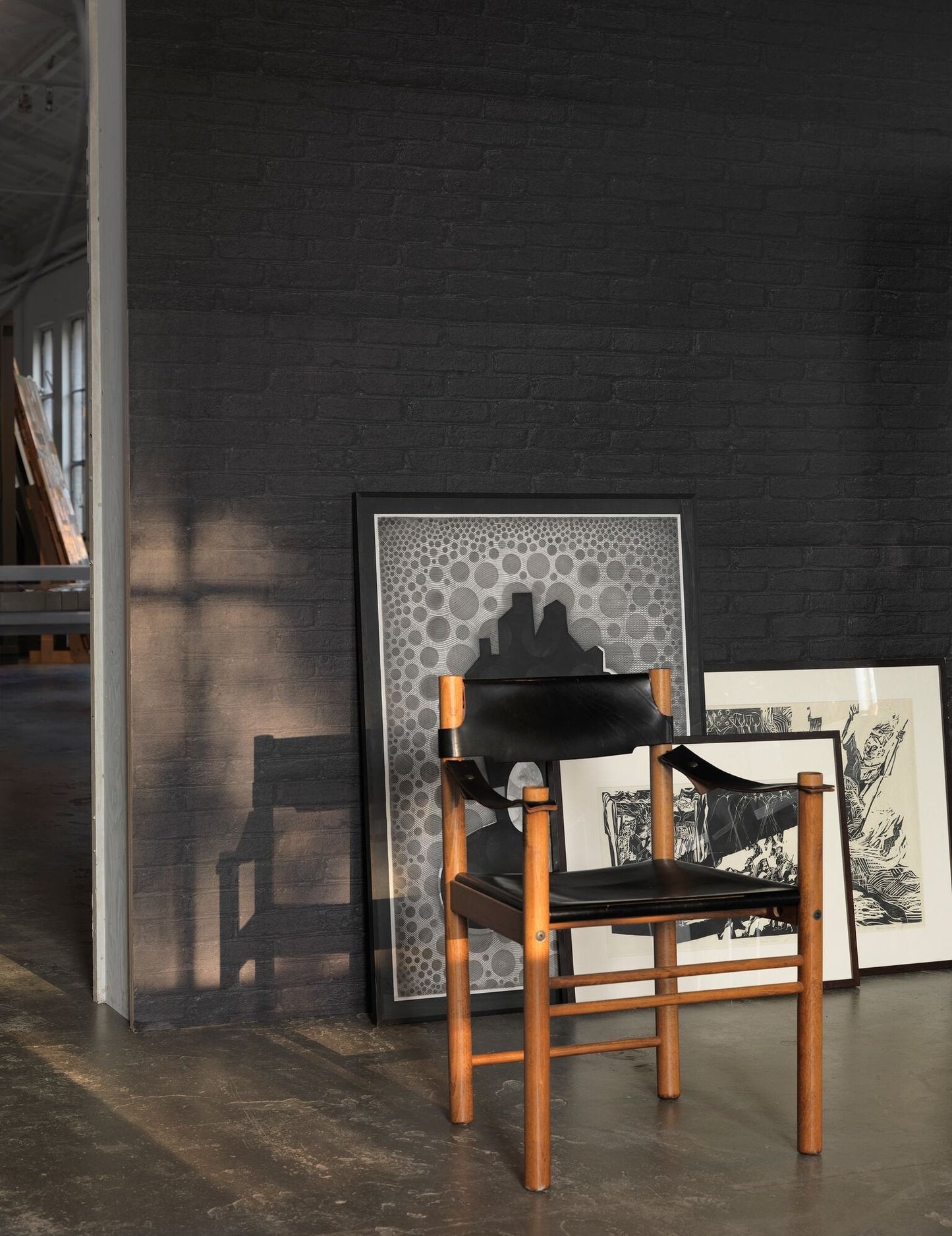 Black Brick Wallpaper