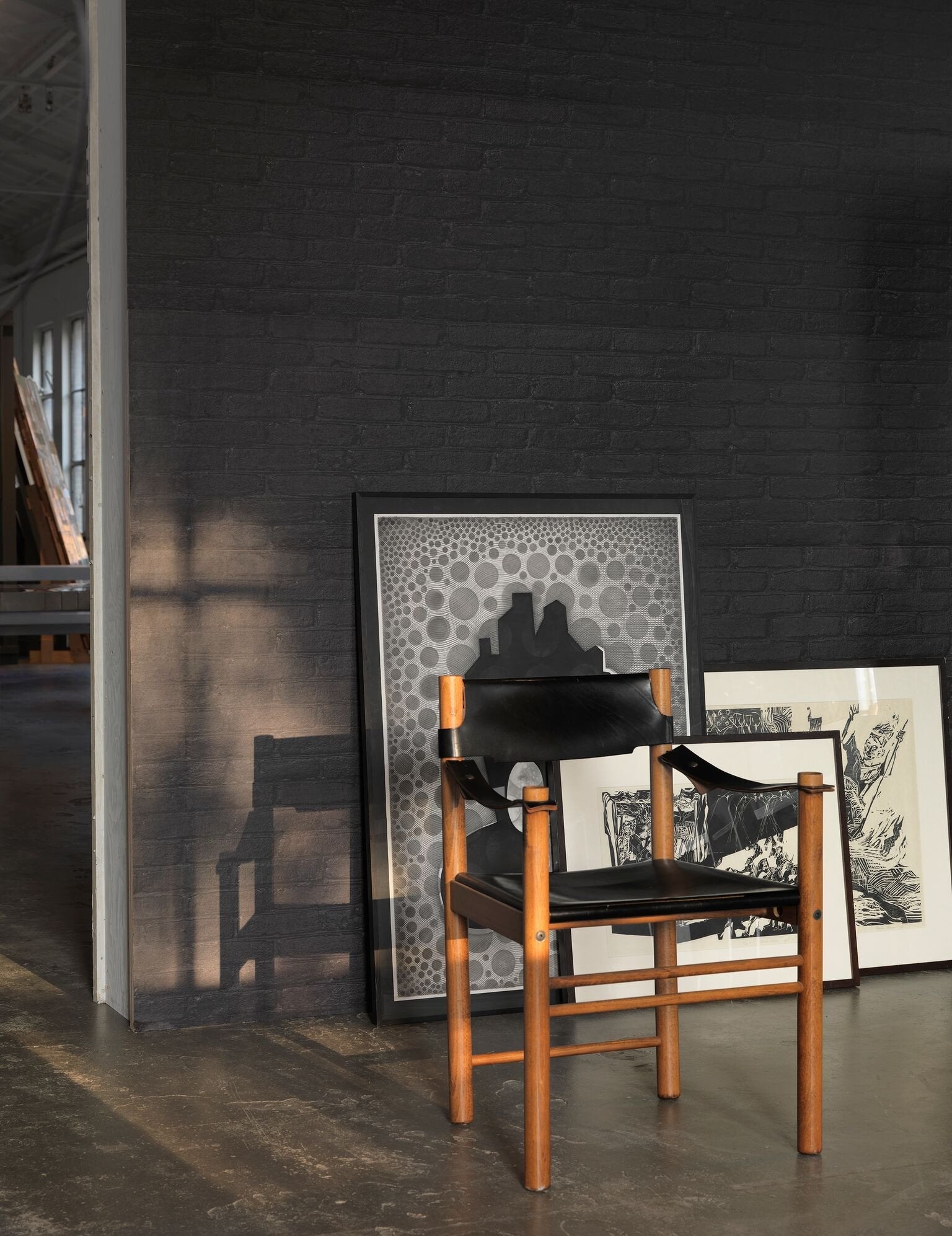Black Brick Wallpaper