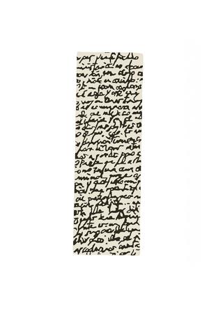 Black On White Manuscrit Rug-Nanimarquina-Contract Furniture Store