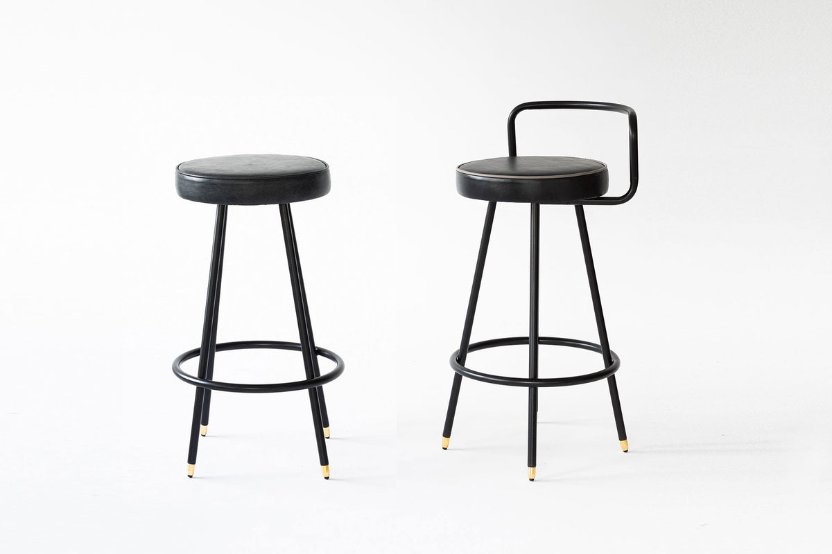 Block B Round High Stool-Toposworkshop-Contract Furniture Store