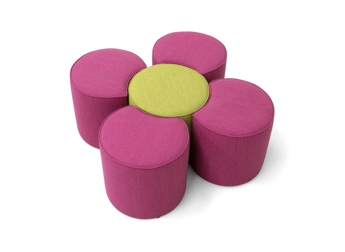 Bloom 2 Round Low Stool-Torre-Contract Furniture Store