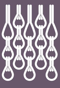 Blooming Kaleidoscope Chain Curtain Divider