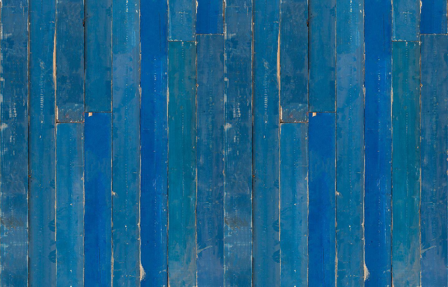 Blue Scrapwood Wallpaper