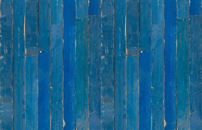 Blue Scrapwood Wallpaper